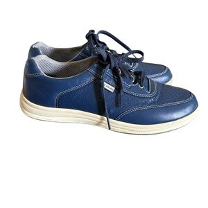 SAS Men's Blue Sneakers with Cream Soles
